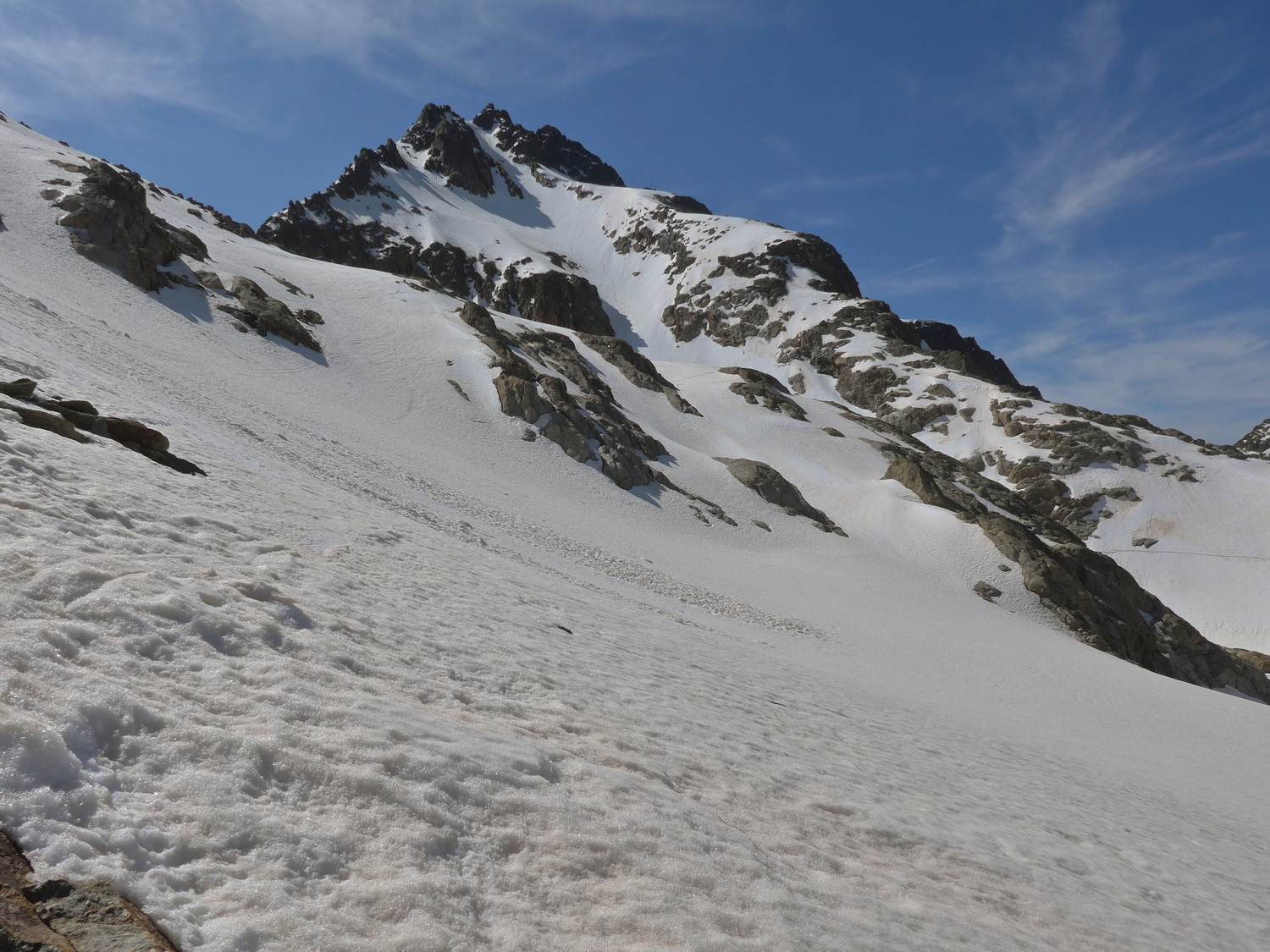Le Brocan pendant ma descente au Refuge Remondino.