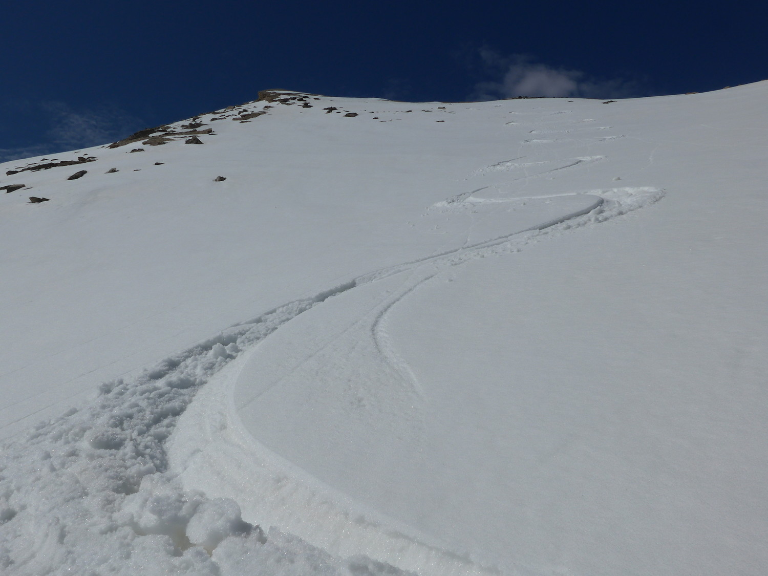La neige polystyrène revenue à point pour du très bon ski.