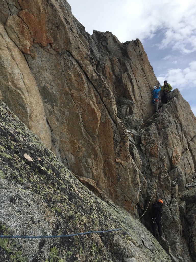 traversée vers les cannelures