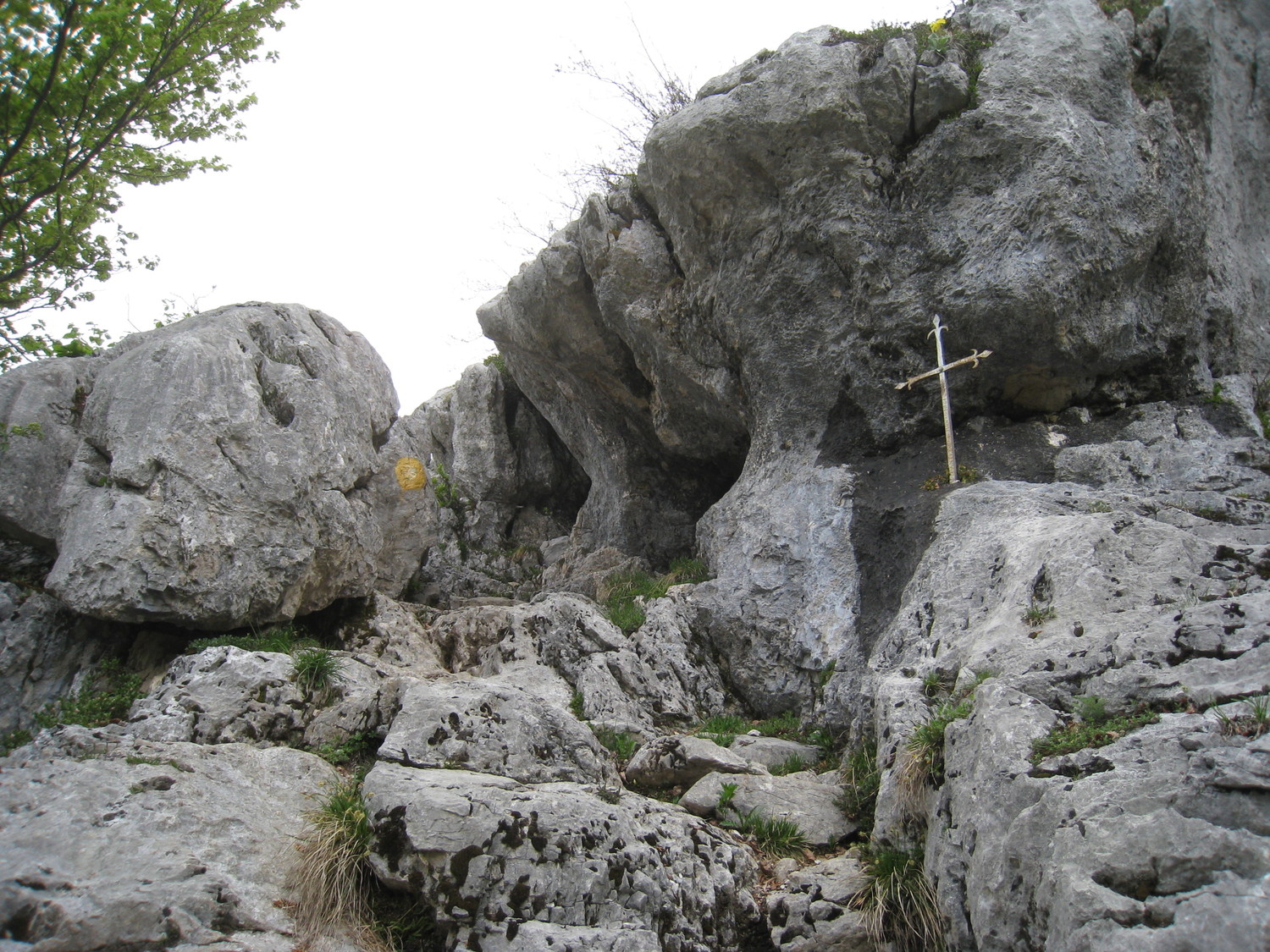 petit passage rocheux - Mt Lachat