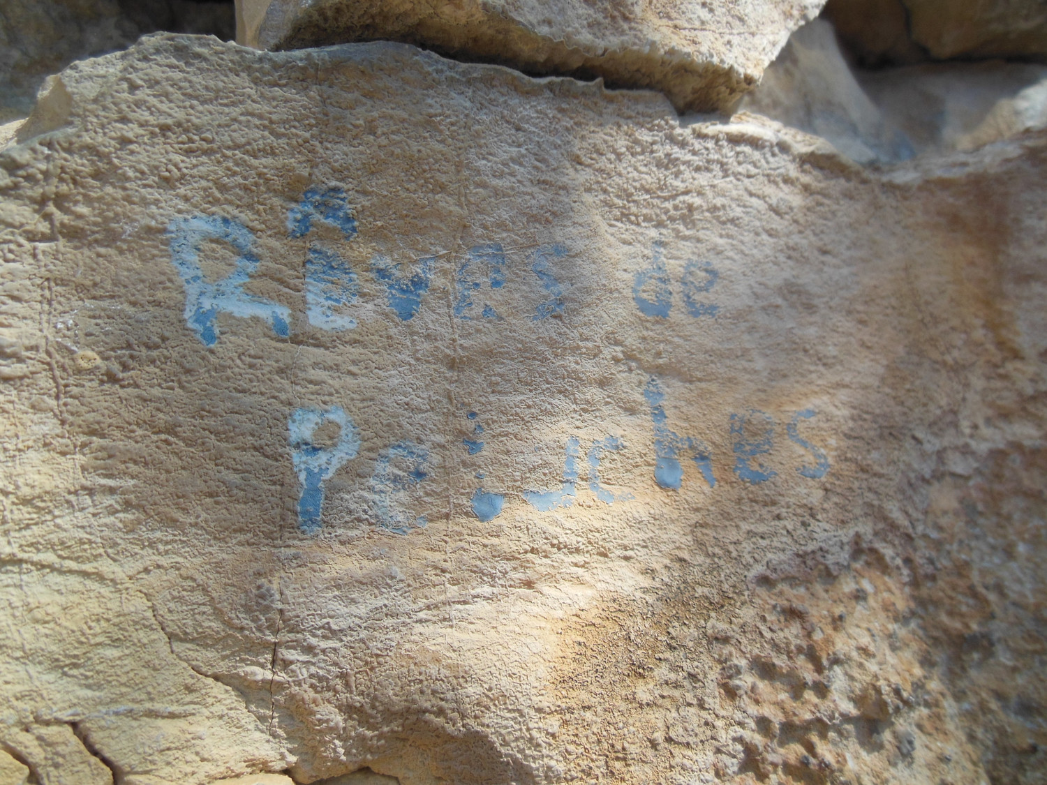 l'inscription au bas