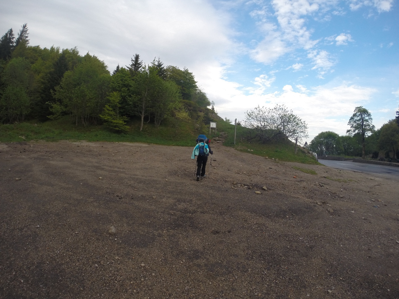 Départ du Col de la Schlucht