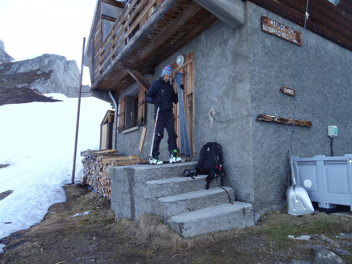 départ du refuge