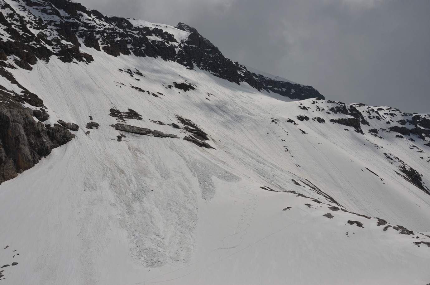 flanc nord-ouest de l'Oldenhorn