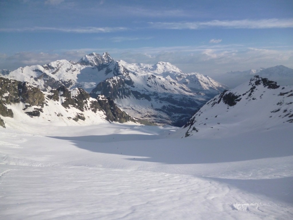 Glacier de Pièce et aiguilles Rouges d'Arolla
