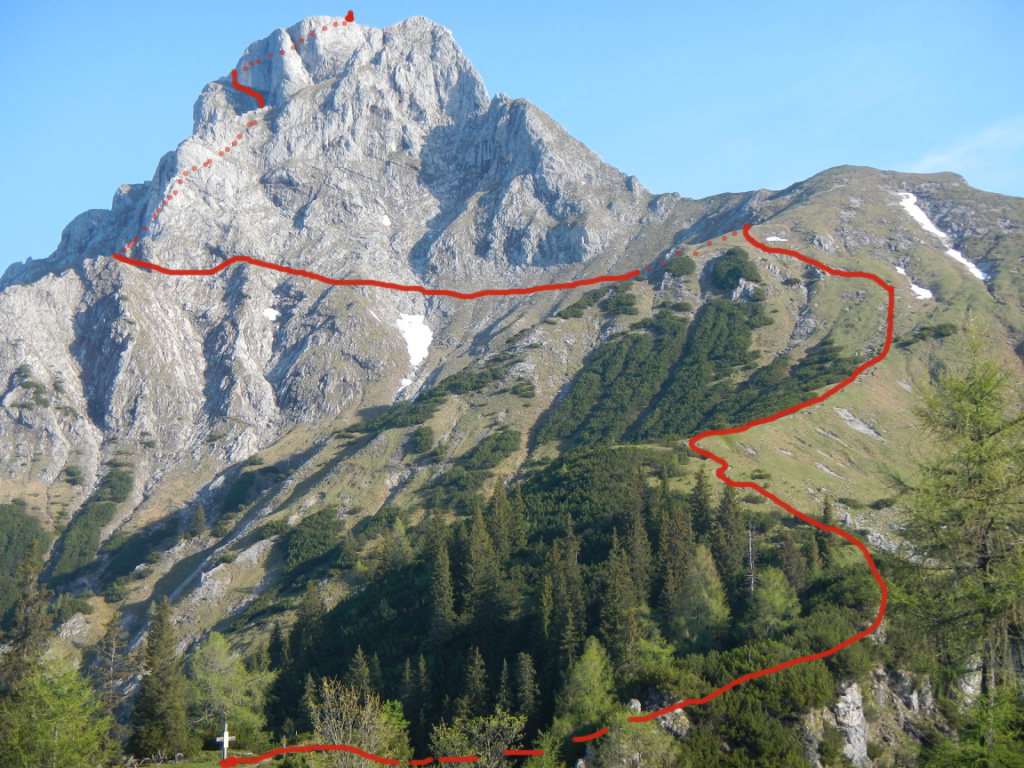 Itinéraire de montée au Reichenstein