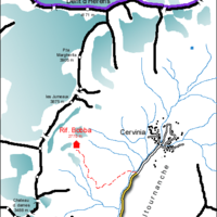 Mappa Rifugio Bobba al Truc Tremetta