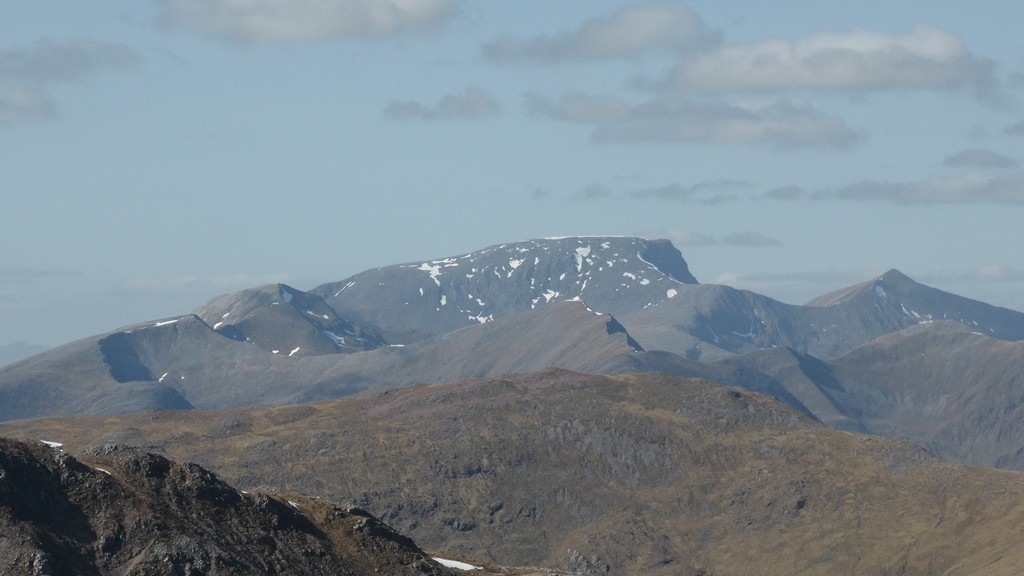 Ben Nevis vu du Buachaille Etive Mor.
