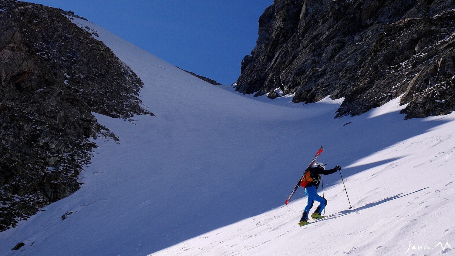 Couloir de l'Ours partie inférieure