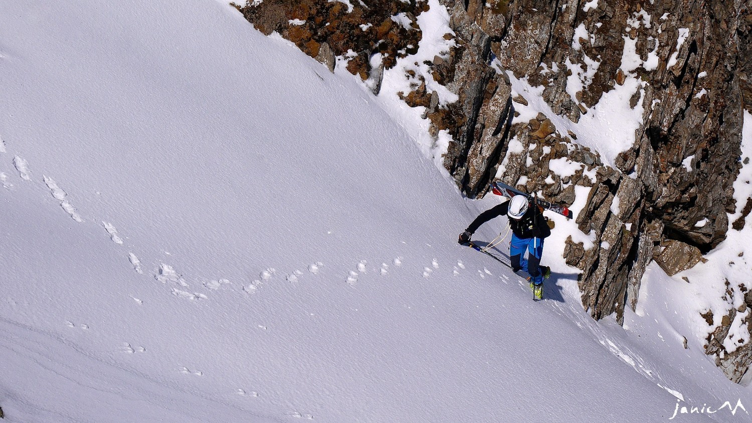 Vincent à la sortie au col des Laquets
