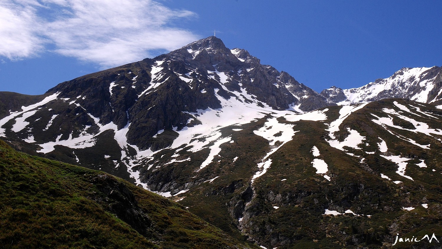 Les langues de neige jusqu'à 1870m