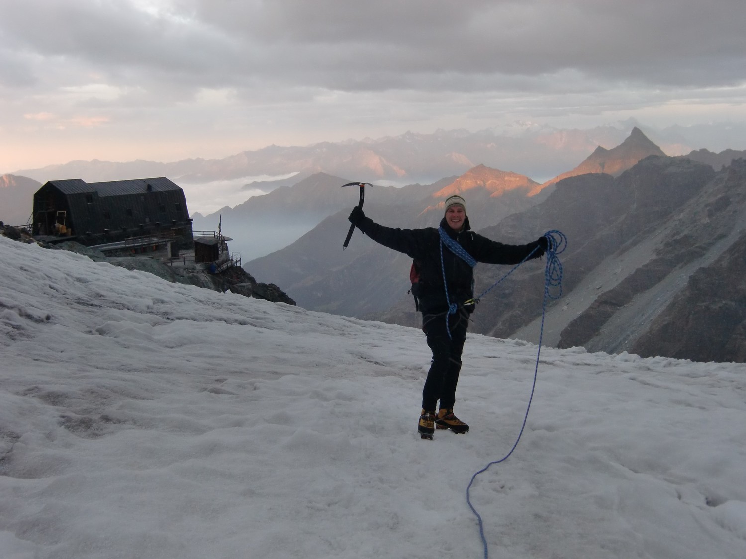 Sur le glacier Vera