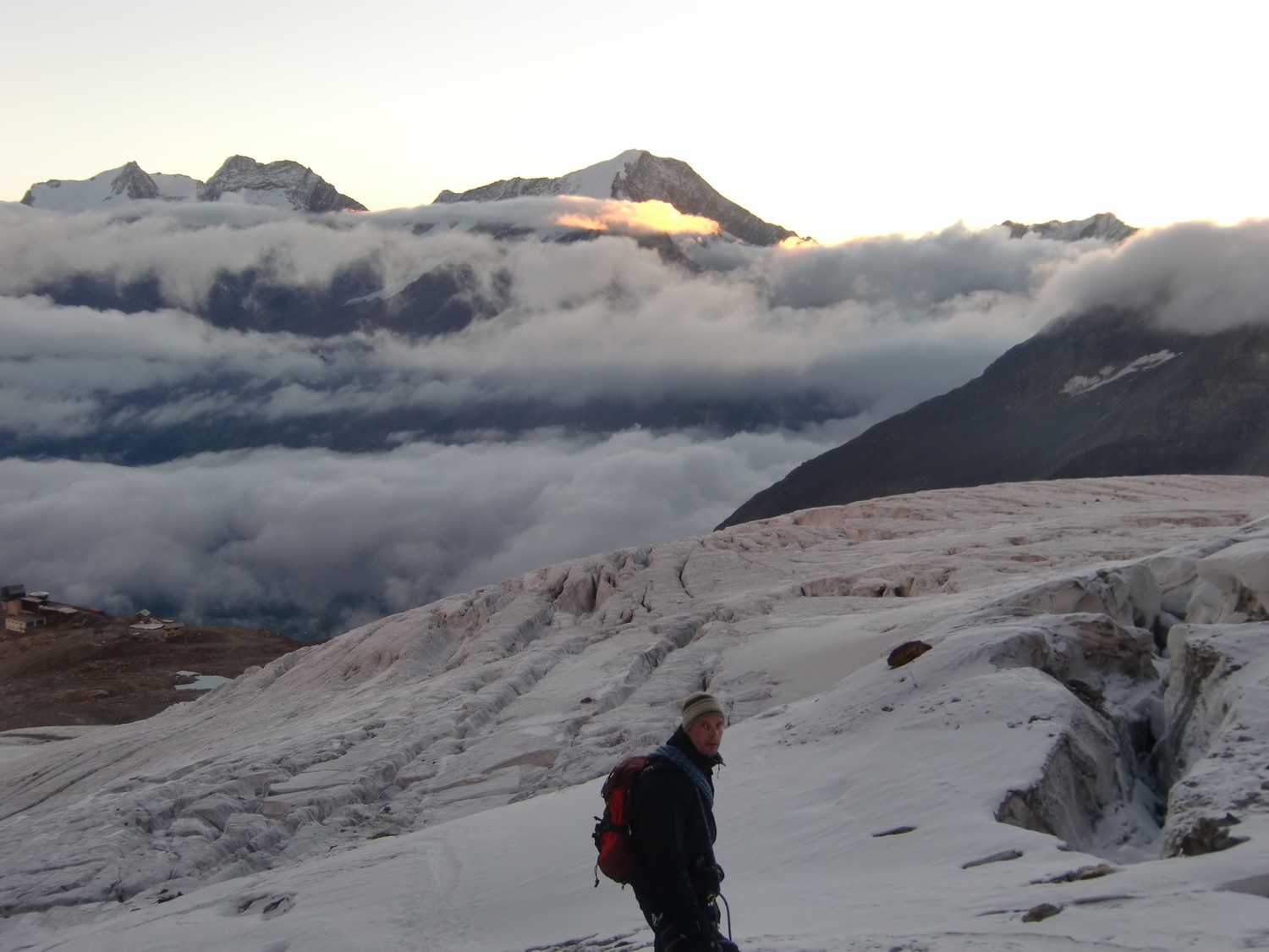 Sur le glacier