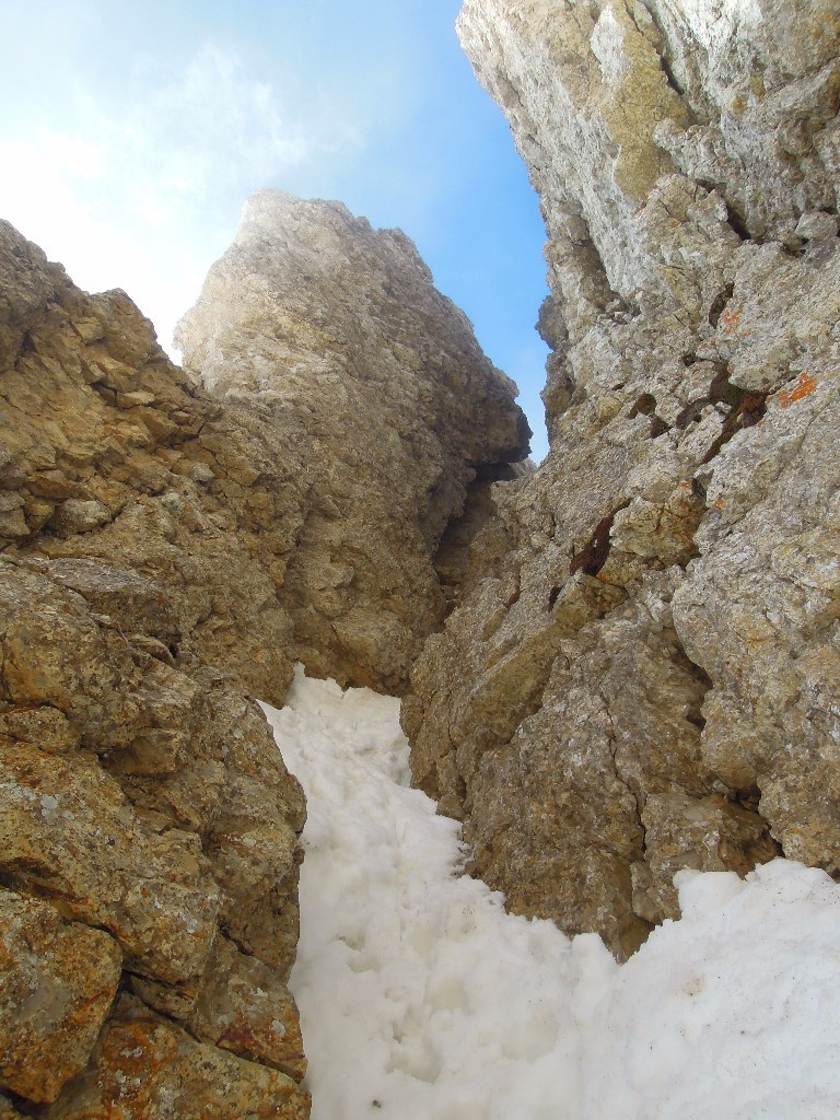 couloir vers les chatières