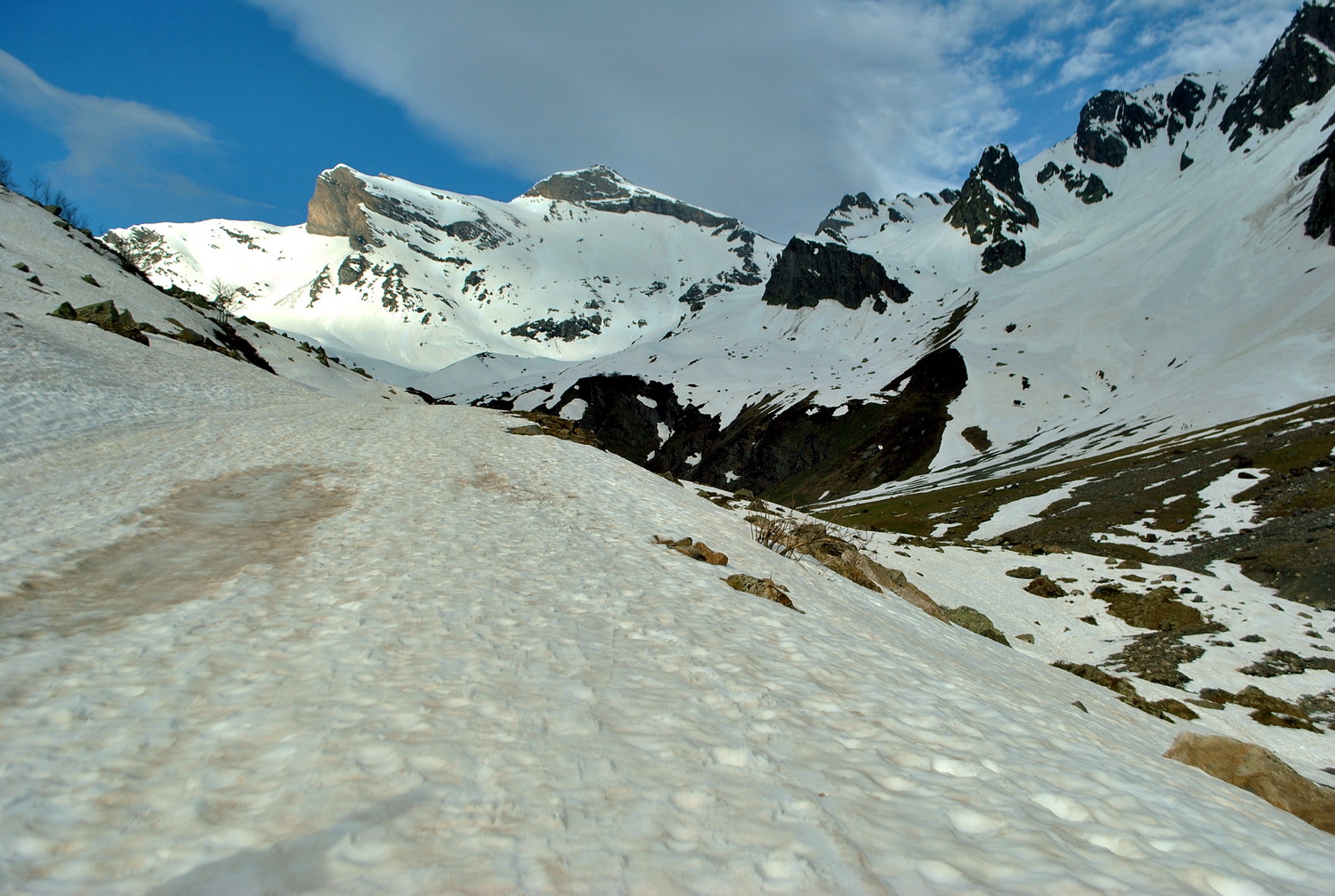 Piste au départ de Piau