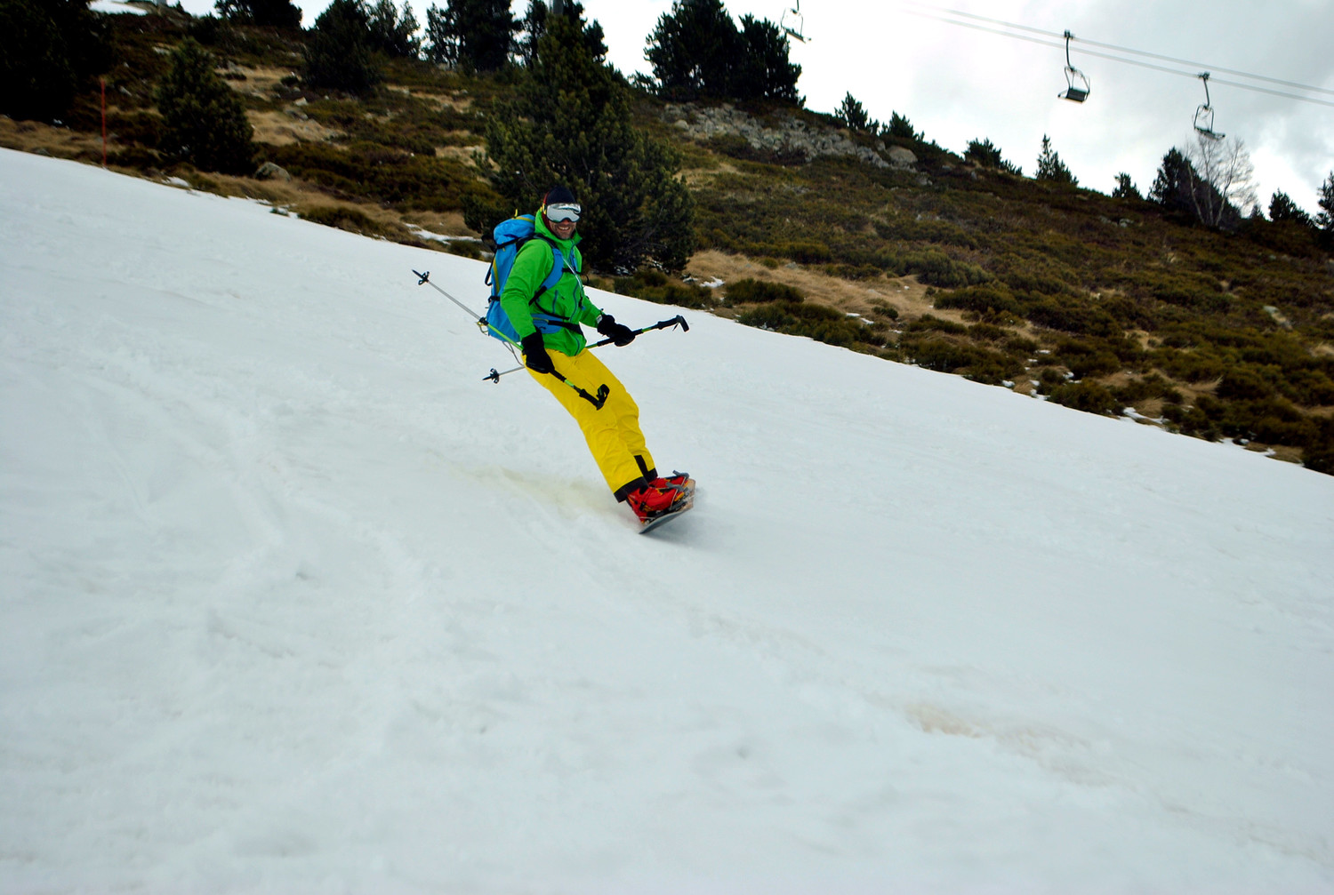 Piste rouge S de la Calme