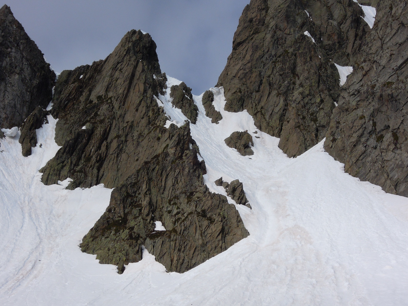 Le couloir NE du Toit (septentrionnal)
