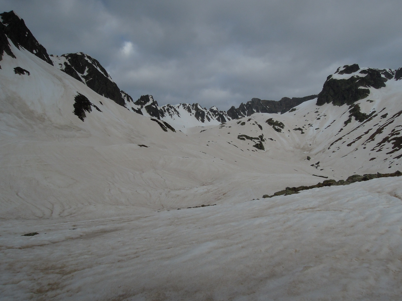 Vallon de Buyant, au fond: Minimin, Agnelin, Toit