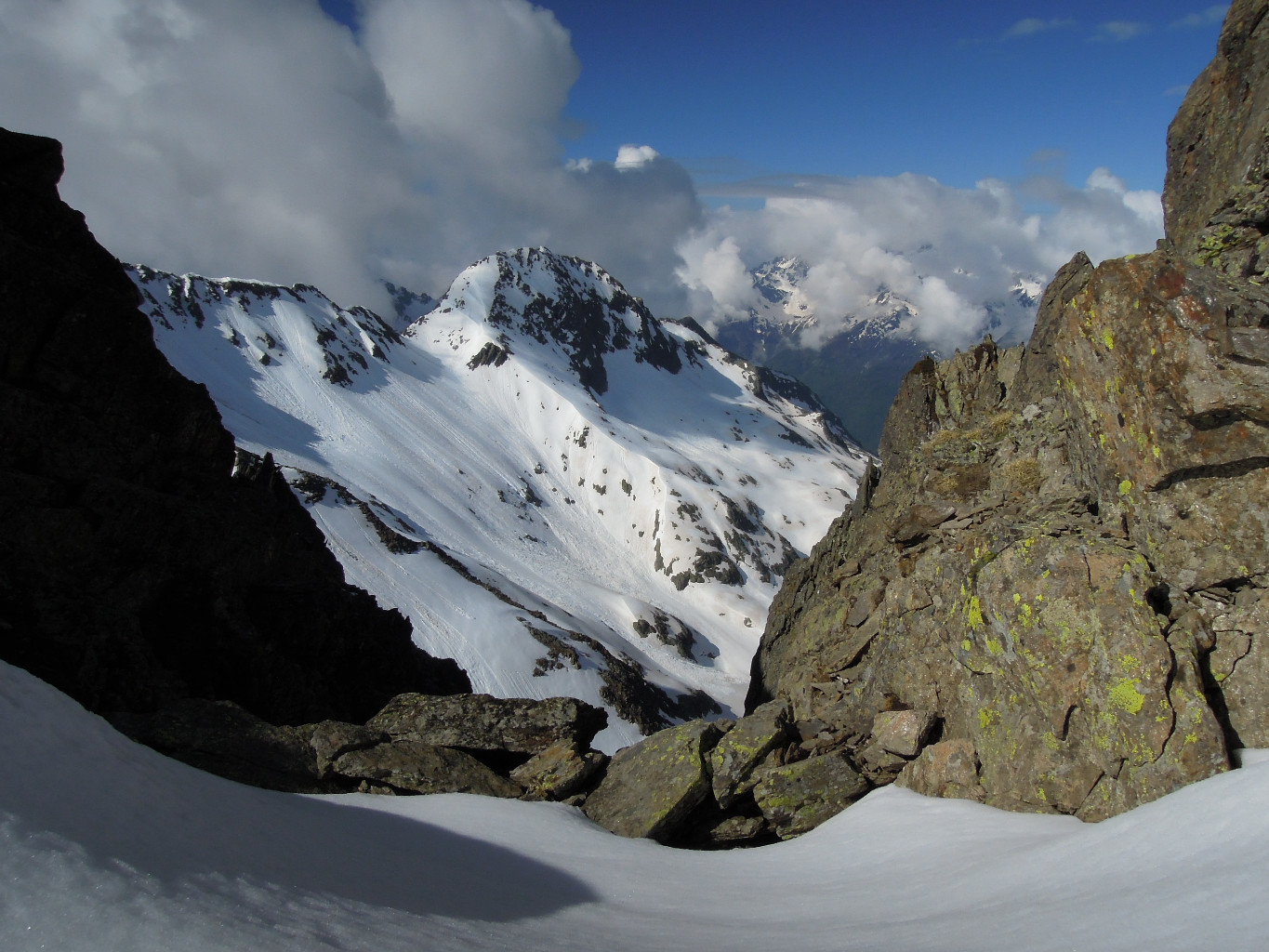 La vue depuis la brèche