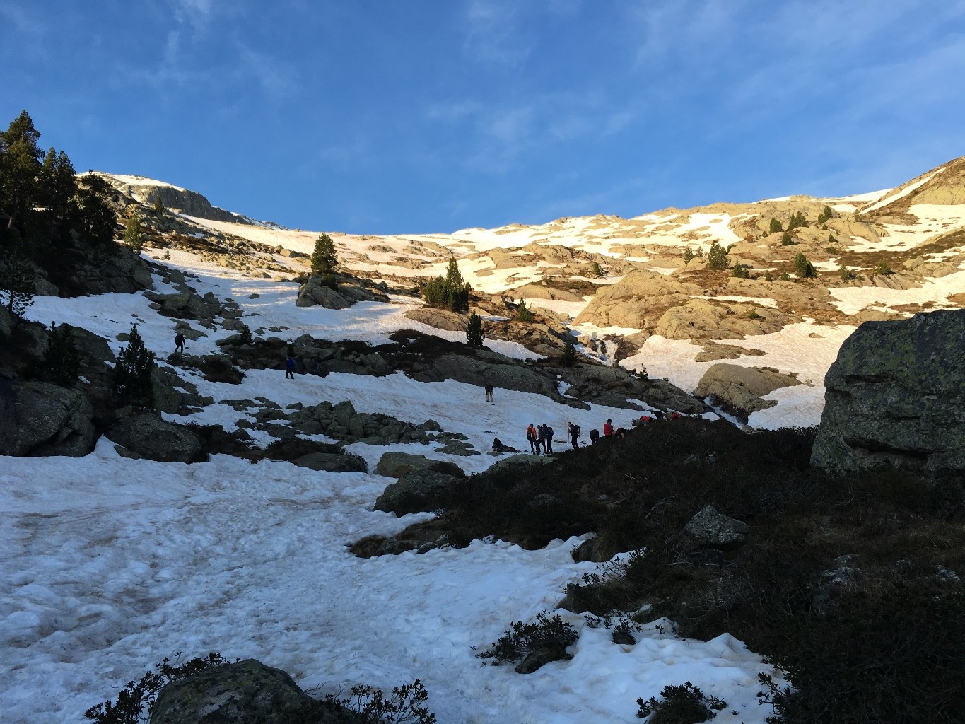 Peu après le refuge