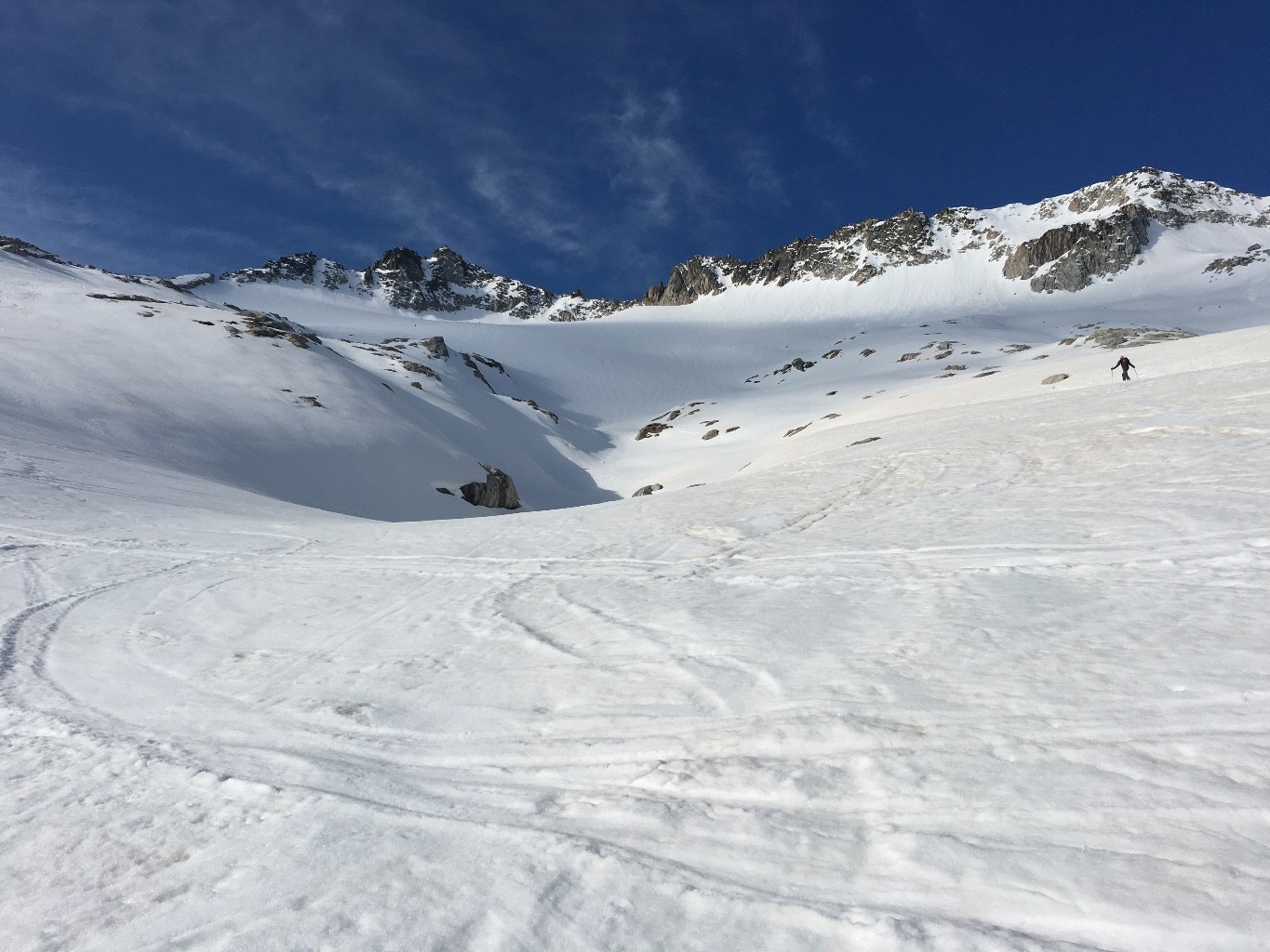 On arrive au glacier
