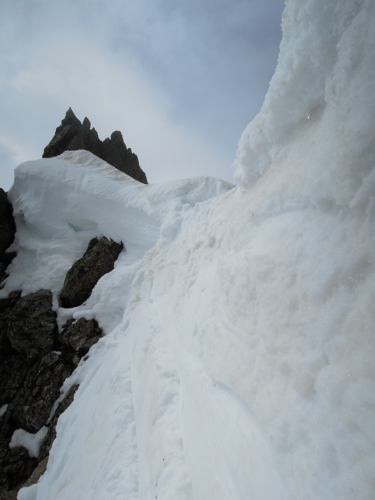 Voilà, j'ai enfin pu entrer dans le couloir (passage raide!)