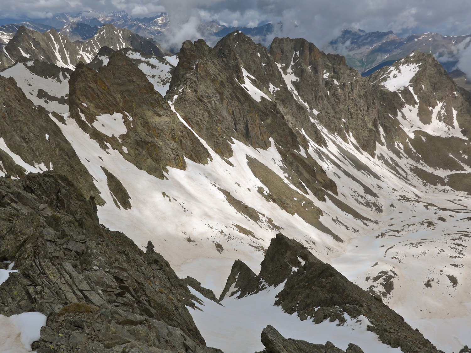 Repérage du Couloir et du reste de la descente.