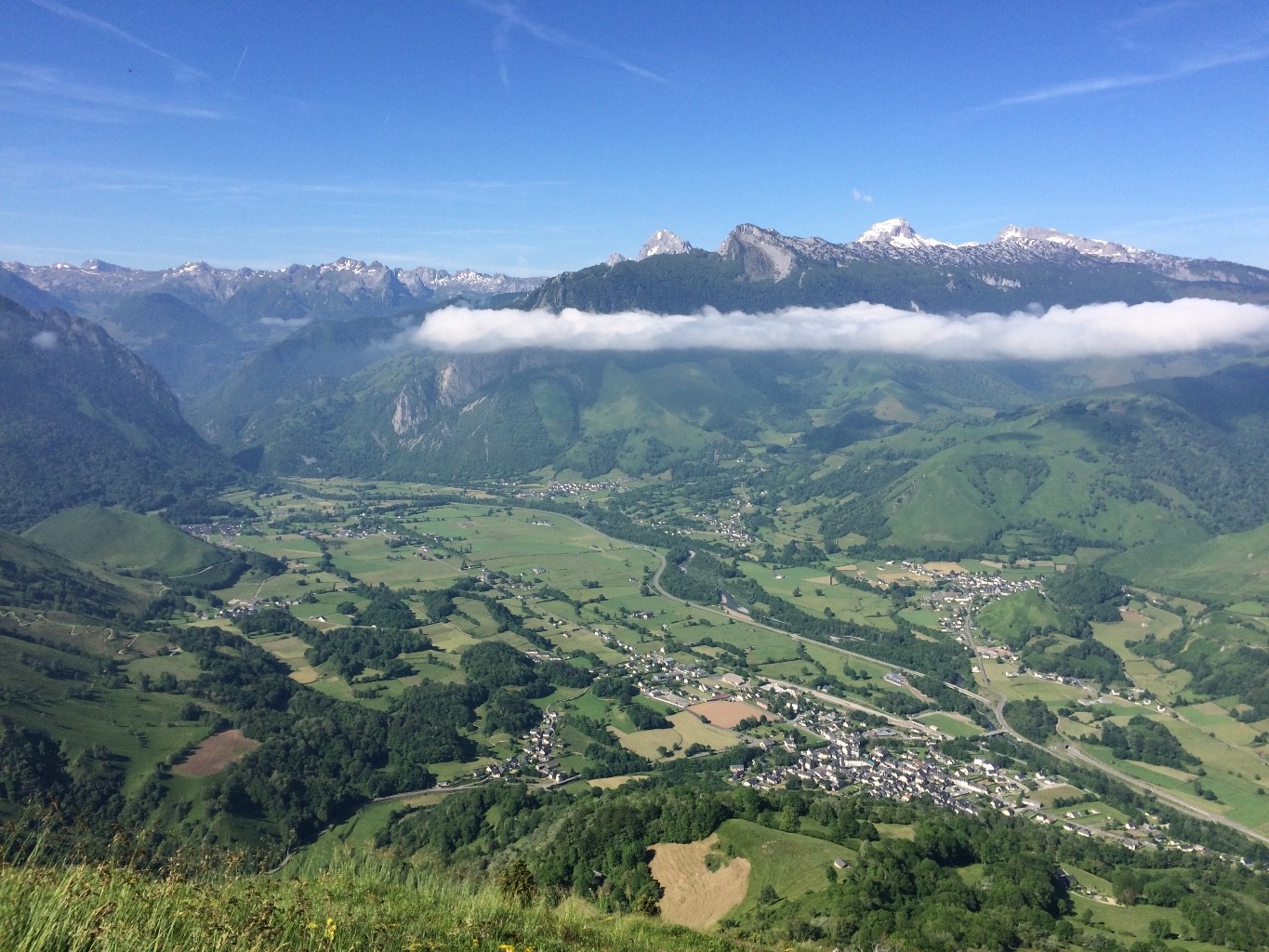 Vallon de Bedous et Pic d'amie au fond