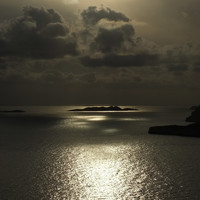 Calanques au crépuscule