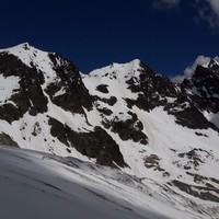 Pic du Glacier d'Arsine et Pointe Cézanne