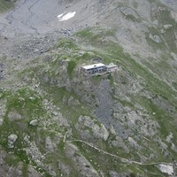 refuge vu d'en haut