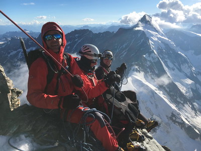 Cervin - Rappels du Pic Tyndall Cervin - Rappels du Pic Tyndall