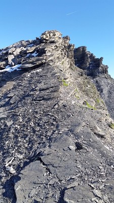 Aperçu de l'arête d'Aboillon