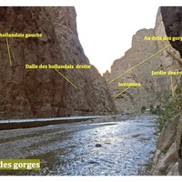 Escalade au Maroc, gorges Todgha Coeur des gorges