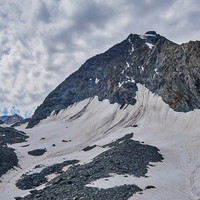 Grand Bec et Glacier de Becca Motta, le mauvais temps s'installe...