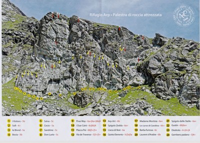 Refuge Arp - site d'escalade