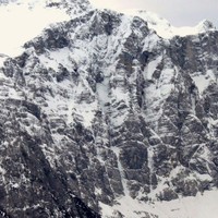 Triglav N face in winter