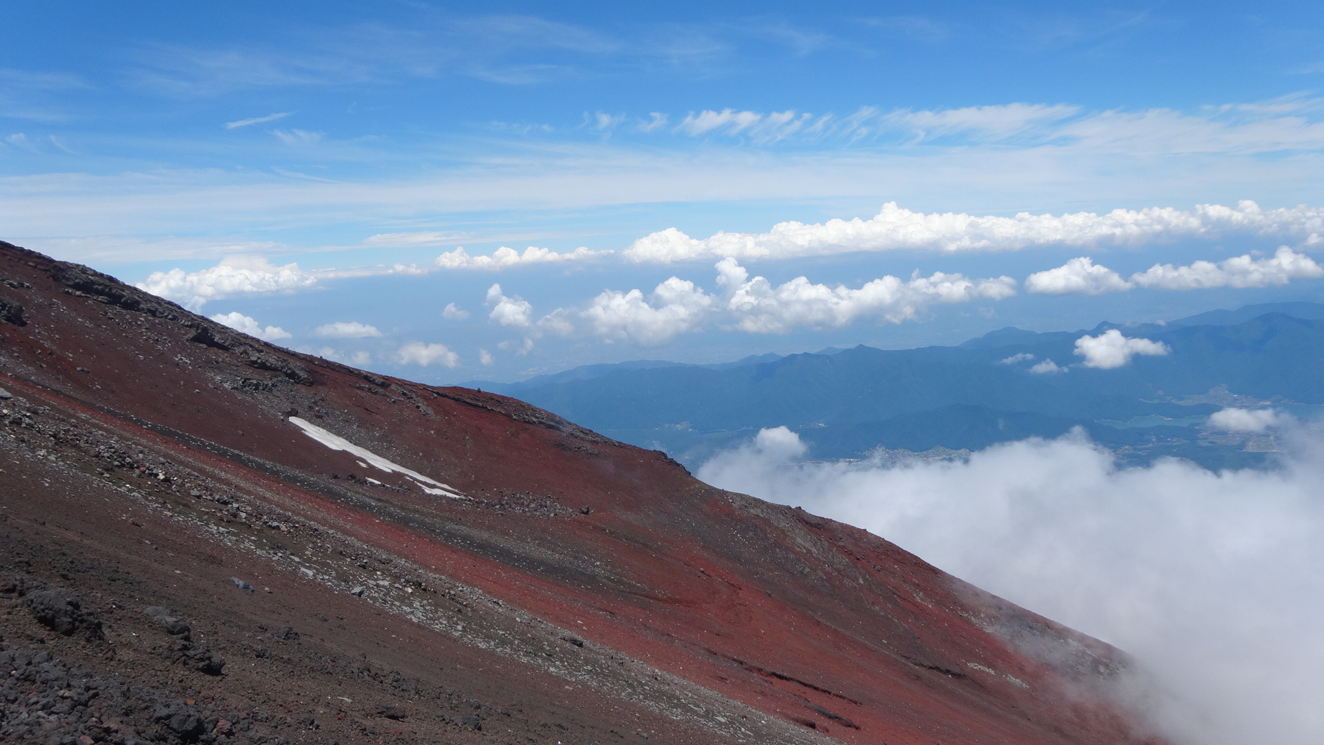  Mont  Fuji  Travers e Yoshida voie normale descente 