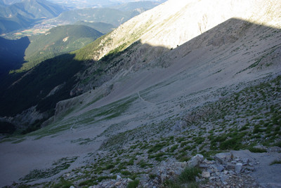 Montée par la Combe d'Aurouze