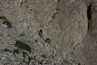 Patricia et Paolo, bâtons dans le sac