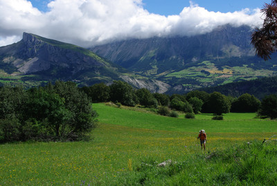 La montagne de St Gicon et le col de l'Aup