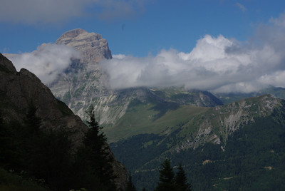 L'Obiou depuis le Col de l'Aup