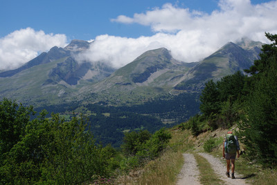 La Tête d'Oriol, descente vers St-Disdier