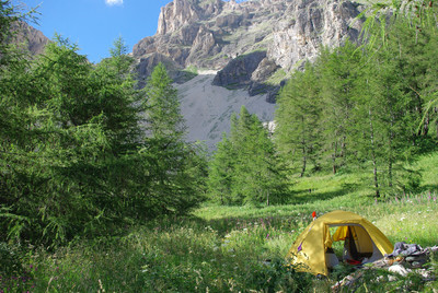Bivouac à la Fontaine du Vallon (1806 m)