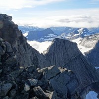 Arête de la voie normale