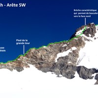 L'arête SW au Mönch