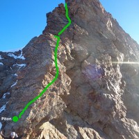 Arête SW au Mönch: la grande tour