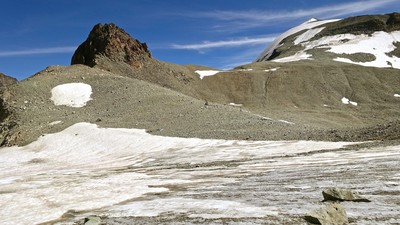 Col Collon versant Valais Col Collon versant Valais