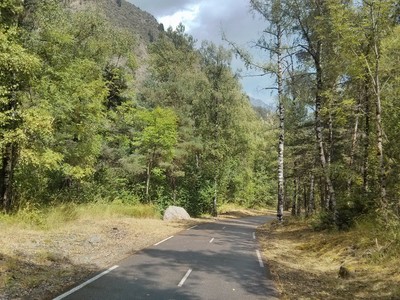 Piste cyclable inattendue