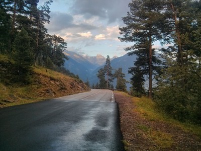 descente sur St Martin Vésubie
